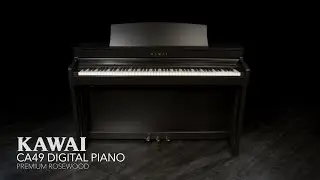 Kawai CA49 Digital Piano, Premium Rosewood | Gear4music demo