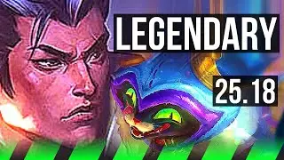 XIN ZHAO vs SHACO (JGL) | 15/3/18, Legendary, 36k DMG | EUW Master | 25.18