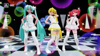 【MMD】KARA (카라) - 'Step'  【Miku,Neru and Teto】