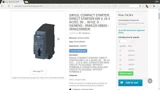 Buy Compact Starter SIEMENS