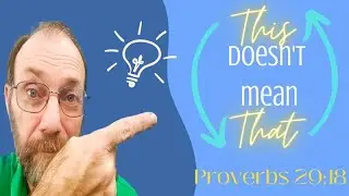 Proverbs 29:18   Where There Is No...  