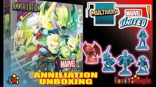 CMON SPINMASTERS - Marvel United: Multiverse -  Annihilation - Unboxing