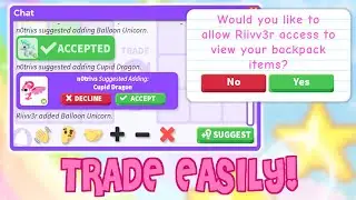 NEW Trading System Update! SO MUCH Easier to Trade | Roblox Adopt Me Chat Update | Riivv3r