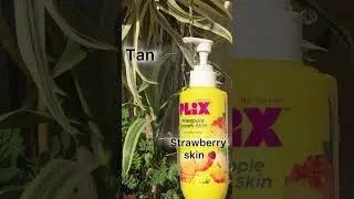 The best bodywash for this summer . Plix bodywash - removes tan , strawberry skin