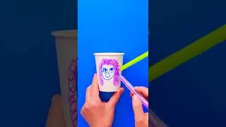 🎉 Create Your Own Whimsical Paper Cup! 🌈✨ #DIYFun #ArtForKids