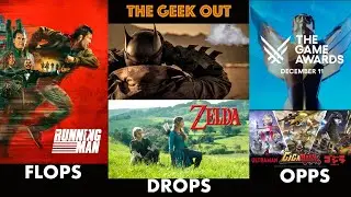 THE GEEK OUT - RUNNING MAN! ZELDA & LINK! WB FOR SALE! VIDEO GAME AWARDS NOMINEES! GIGABASH!