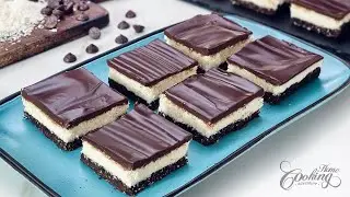 No-Bake Chocolate Biscuit Coconut Bars &ndash; Easy Three Simple Layers