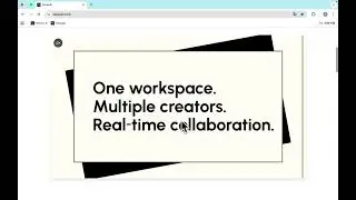 One Workspace, Multiple creators, Real-time collaboration