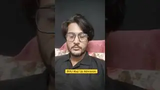 BHU Mop Up Admission ke liye Online आंदोलन #neersir