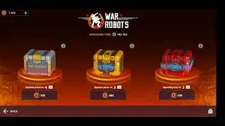 War Robots Special Delivery - Crate Opening for 100 and 200 Coin Crate - April 2021