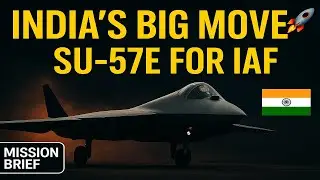India&rsquo;s Big Move: Su-57E Stealth Fighters for IAF | Gamechanger for Air Power