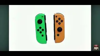Nintendo Switch 2 trailer (Green and Orange Joycons) Fan Concept. Not official