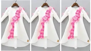 2019 latest little baby girls crop top skirt Designs and short gown Design collection ll new dress