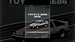 Toyota AE86 Now vs Then #toyota #ae86 #jdm #drift #initiald #streetracing