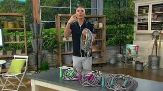 Bernini 50' No Kink Metal Garden Hose Lite on QVC