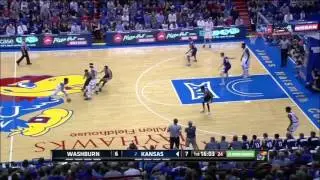 Carlton Bragg Highlights vs Washburn 6 Pts (11/1/16)