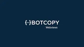 Dialogflow chatbot for web: using Webviews with Botcopy SaaS
