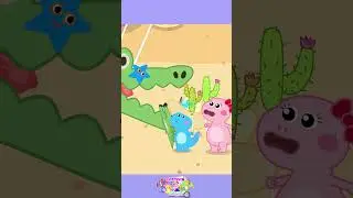 【What a Terriable Crocodile 】#Carnival #Dotie'sparty #Dinosaur cartoon for kids #happy #friends #fun