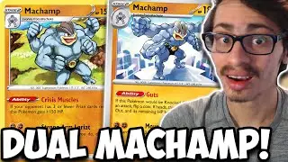 DUAL Machamp Deck! 400 HP Machamp Combo + Trolling! Paradox Rift PTCGL