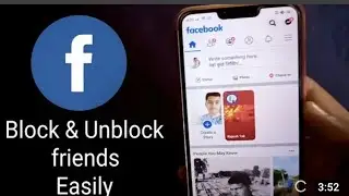 How to unblock Someone on Facebook| how to block someone on Facebook#facebook l
