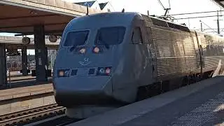 tåg i Uppsala Februari 2024