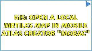 GIS: Open a local mbtiles map in Mobile atlas creator 