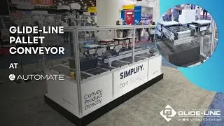 Glide Line Pallet Conveyor Demonstration at Automate Expo