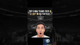 Top 5 Most Valuable NBA Teams in 2025 (Official CNBC Rankings!) #nbashorts #basketball 🏀