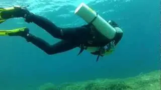 Laura In Side Mount con Kamaleont a Favignana