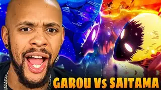 THIS FIGHT IS ABSOLUTELY INSANE! | Cosmic Garou vs Saitama FULL FIGHT Reaction | One Punch Man