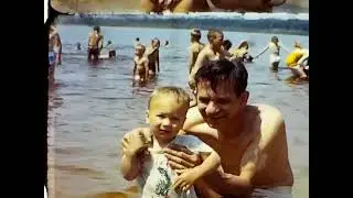 Don Bakken and his parents at a beach 1938 part 1 of 2