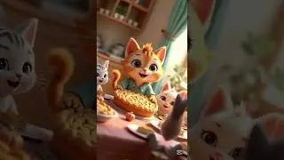 AI Cat Mommy cooking | Cat Family | AI for Beginner's 2025