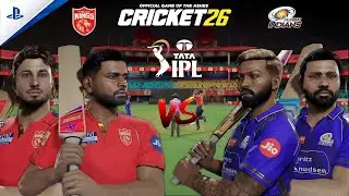 Cricket 26 Gameplay | PBKS vs MI IPL 2026🔥 | Insane New Bowling Actions + Last Over Drama!😍