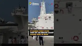 Indian coast guard ship Sarthak makes first-ever visit to Chabahar Port, Iran