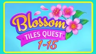 ЦВЕТОЧНЫЕ ПЛИТКИ КВЕСТ 1-15