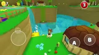 Super Bear Adventure bosses walkthrough #1.   (The Turtle Golem)
