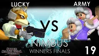 Nimbus #19 - DIG | Lucky (Fox) VS TS TNC | ARMY (Ice Climbers) - SSBM Winners Finals