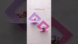 Diy easiest wall decor #diy #youtubeshorts
