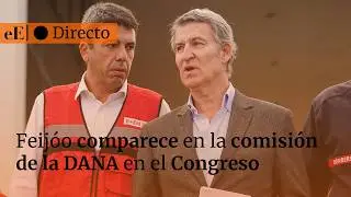 DIRECTO 🔴 | Feijóo comparece en la comisión de la DANA en el Congreso