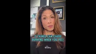 2 things can cause burning when you pee👇