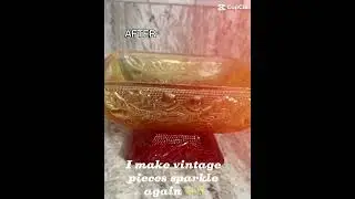 Vintage Candy Dish brought back to life!! angeloakstreasures on Etsy&ebay #goodwill #vintage #retro