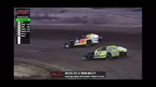 Imca Modifieds heat race #5 at Mohave Valley Raceway from last night 2/17/2024