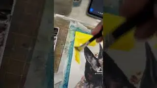 I just finished painting this Belgian #Malinois in #watercolors! #petportraitartist  #dogs