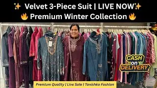 ✨ Velvet 3-Piece Suit | Premium Winter Collection 🔥