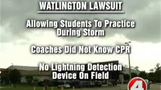 Lightning victim's family files wrongful death lawsuit