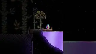 Throwing Stuff In The Shimmer - Chlorophyte Ore - Terraria #shorts