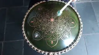 Steel Tongue Drum in E Celtic Minor from steeltonguedrum.co.uk