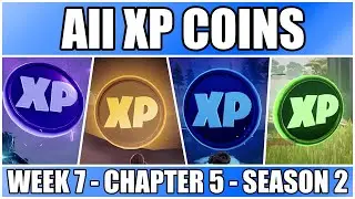 Fortnite - All XP Coins Locations Week 7 Chapter 2 Season 5