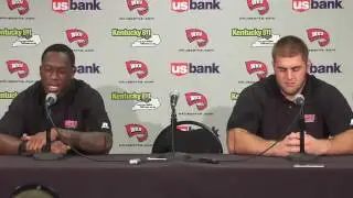 WKU FB LT Forrest Lamp and LB Drew Davis Press Conference 8-29-16