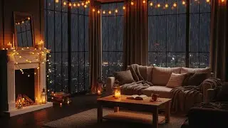 Healing Rain Symphony: Rainy Urban Nights to Soothe and Silence Worries 🌧️